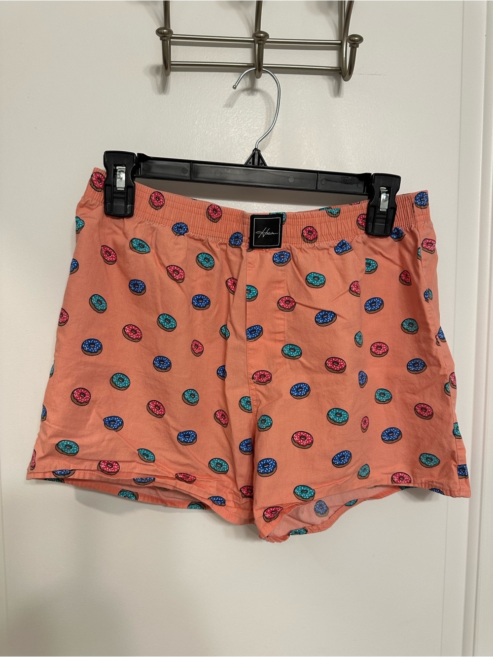 Donut print men’s shorts